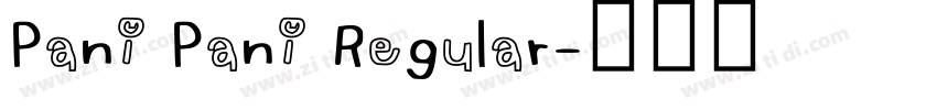 Pani Pani Regular字体转换